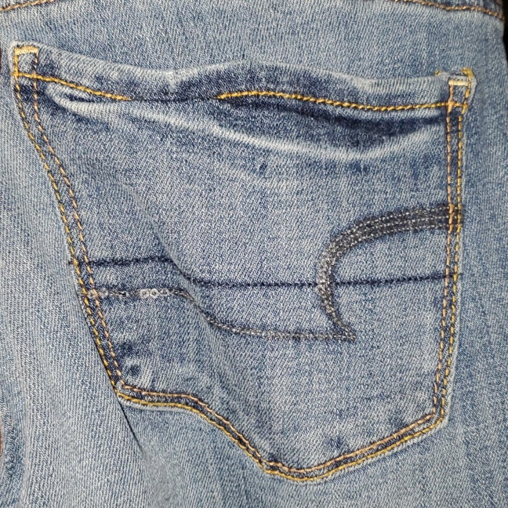 Blue Ripped Jeans (Regular/Standard) - Picture 3 of 3